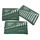 14 Piece Metric Combination Spanner Set with Roll Bag 8mm to 24mm Heavy Duty - Front View