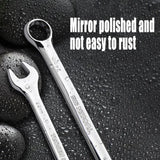 14 Piece Metric Combination Spanner Set with Roll Bag 8mm to 24mm Heavy Duty