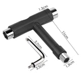 Roller Spanner Tool Skate T-Type Wrench Longboard Skateboard Screwdriver Mini - Side View