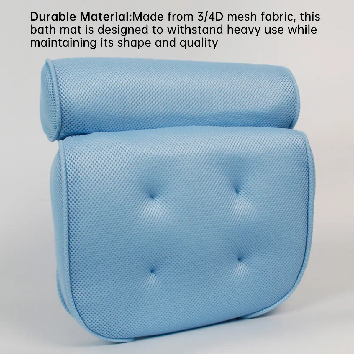 Bathtub Pillow Non-Slip for Bath Spa Shower Comfortable Water Resistant