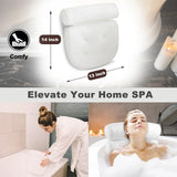 Bathtub Pillow Non-Slip for Bath Spa Shower Comfortable Water Resistant - Extra Image