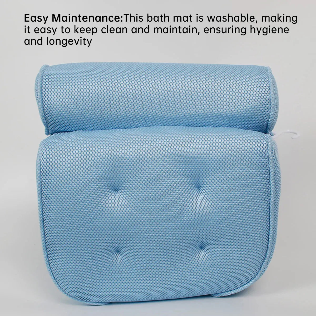 Bathtub Pillow Non-Slip for Bath Spa Shower Comfortable Water Resistant