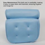 Bathtub Pillow Non-Slip for Bath Spa Shower Comfortable Water Resistant - Extra Image