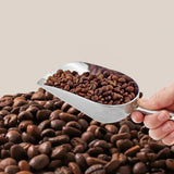 4 Sizes Aluminum Alloy Ice Shovel Flour Rice Scoop Multipurpose Kitchen Tool - S - Close-Up Angle