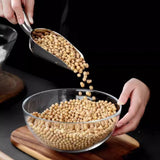 4 Sizes Aluminum Alloy Ice Shovel Flour Rice Scoop Multipurpose Kitchen Tool - XL - Low Angle