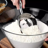 4 Sizes Aluminum Alloy Ice Shovel Flour Rice Scoop Multipurpose Kitchen Tool - XL - Extra Image