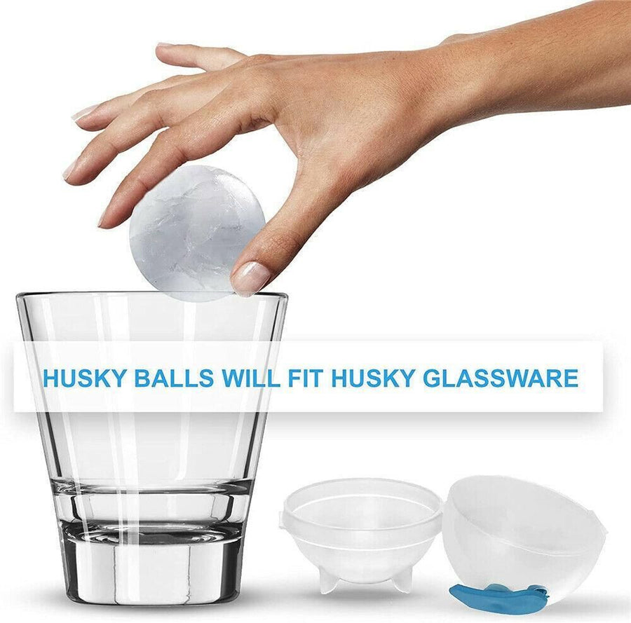 4Pcs Large Ice Ball Maker Big Silicone Mold Sphere Whiskey Round Mould Diy 5Cmau
