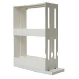 Rotating Spice Rack Kitchen Organizer Food Storage Rack Spice Organizer Stand - Front View