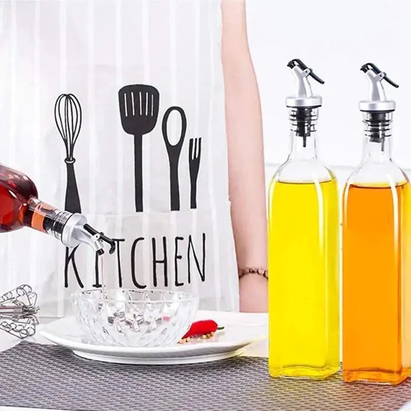 250/500ml Olive Oil Vinegar Pourer Dispenser Glass Bottle Kitchen Tools Cooking - 1 PCS/250 ML