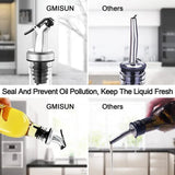 250/500ml Olive Oil Vinegar Pourer Dispenser Glass Bottle Kitchen Tools Cooking - 1 PCS/500 ML - Top-Down View