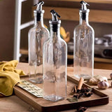 250/500ml Olive Oil Vinegar Pourer Dispenser Glass Bottle Kitchen Tools Cooking - 1 PCS/500 ML
