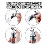 250/500ml Olive Oil Vinegar Pourer Dispenser Glass Bottle Kitchen Tools Cooking - 1 PCS/500 ML