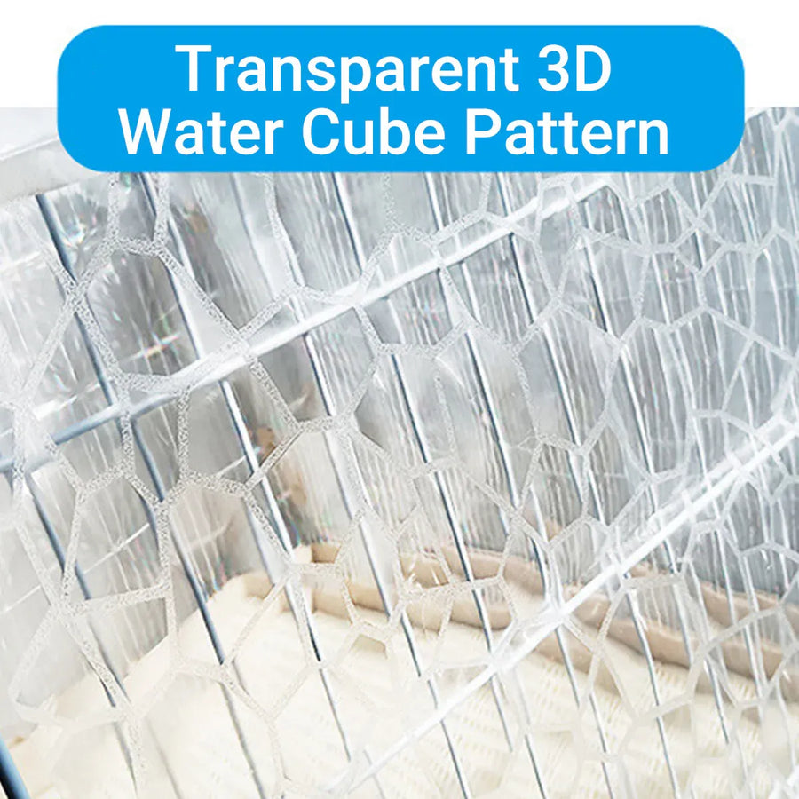 Transparent Cage Splash Guard EVA Cover for Rabbit Hutch Wall Protector Trim Fit