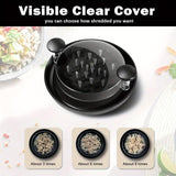 Chicken Breast Shredder Meat Mincer Tear Shredder Handheld Mincing Tool Kitchen - Black - Top-Down View