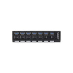 7 Port Usb 3.0 High Speed Extension Hub Splitter Extender For Pc Laptop Macbook - White