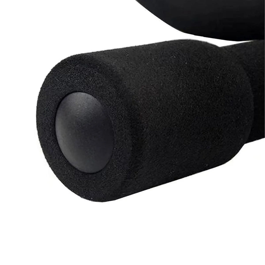 1-Piece Black and Silver Doorway Pull-Up Bar