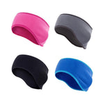 Outdoor Winter Fleece Ear Warmer Sports Headband Skiing Warm Earmuffs Headband - Grey