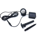 1X Au Solar Powered 6Led Outdoor Garden Landscape Yard Spot Light Lamp Spotlight