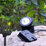 1X Au Solar Powered 6Led Outdoor Garden Landscape Yard Spot Light Lamp Spotlight