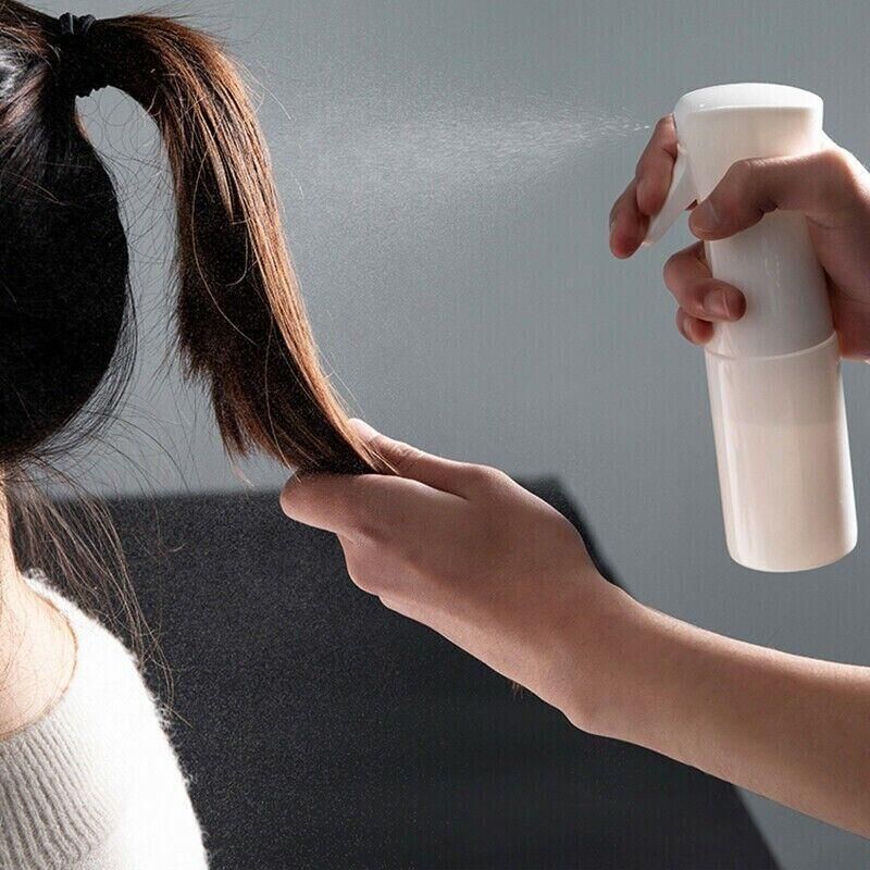 500ML Continuous Spray Bottle Ultra Fine Mist Dispenser Sanitizer Salon - Black