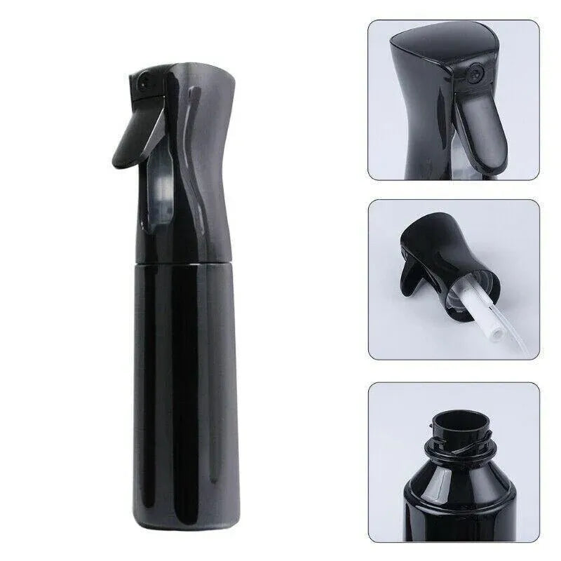 500ML Continuous Spray Bottle Ultra Fine Mist Dispenser Sanitizer Salon - White