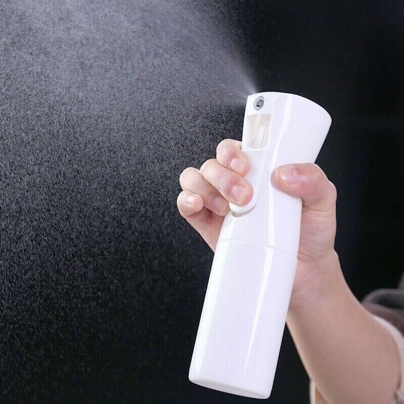 500ML Continuous Spray Bottle Ultra Fine Mist Dispenser Sanitizer Salon - White