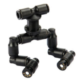Reptile Pet Rainforest Tank Ecological Landscape Spray Atomization Mist System - Double nozzle