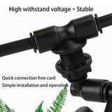 Reptile Pet Rainforest Tank Ecological Landscape Spray Atomization Mist System - Double nozzle - 45-Degree Angle