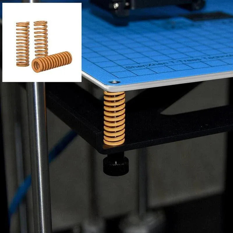 4Pcs 3D Printer Flat Bed Die Springs Level Upgrade Kit Ender 3 Pro V2 Cr-10 Cr-X