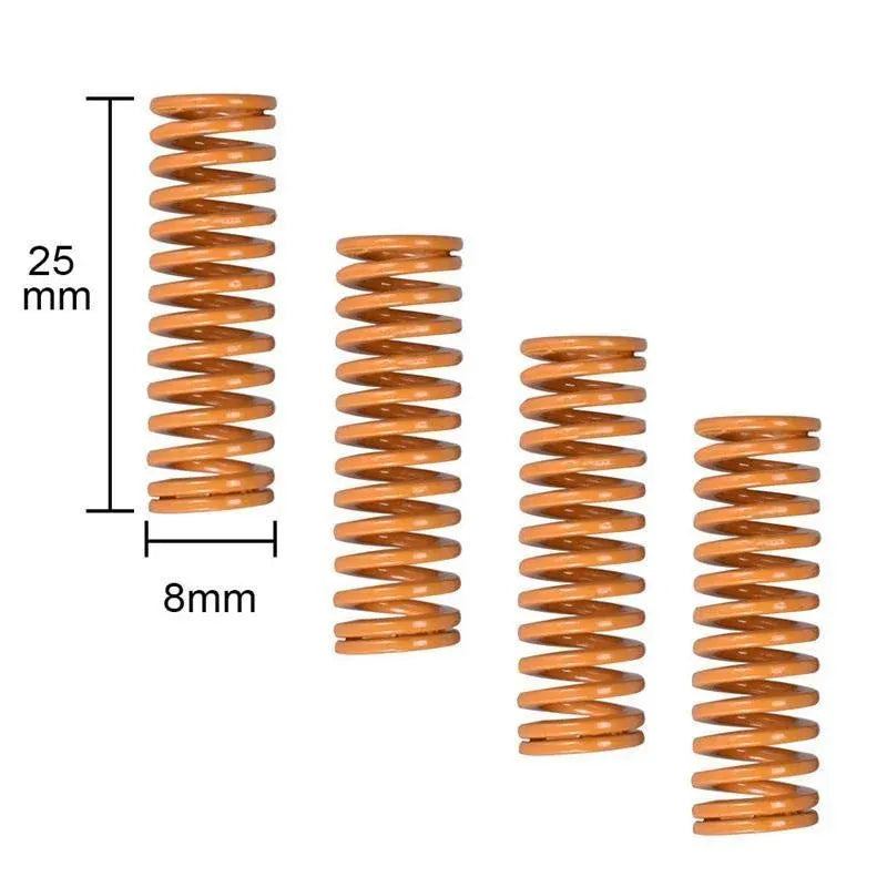 4Pcs 3D Printer Flat Bed Die Springs Level Upgrade Kit Ender 3 Pro V2 Cr-10 Cr-X