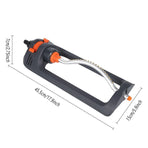 1 19-Hole Oscillating Lawn Sprinkler with 4 Spray Modes