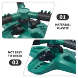 Automatic Lawn Sprinkler 360 Degree Rotating Garden Watering System Tool - Extra Image