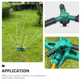 Automatic Lawn Sprinkler 360 Degree Rotating Garden Watering System Tool - Extra Image