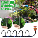 5M 10M 20M Garden Watering System Adjustable Spray Irrigation Hose Sprinkler - 10m