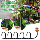 5M 10M 20M Garden Watering System Adjustable Spray Irrigation Hose Sprinkler - 20m