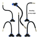 5M 10M 20M Garden Watering System Adjustable Spray Irrigation Hose Sprinkler - 20m - Close-Up Angle