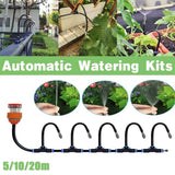 5M 10M 20M Garden Watering System Adjustable Spray Irrigation Hose Sprinkler - 20m - Extra Image