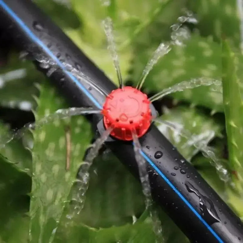 100X Adjustable Micro Flow Dripper for Garden Irrigation Hose