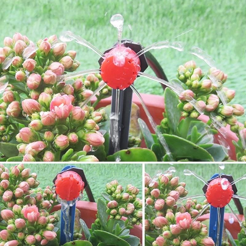 100X Adjustable Micro Flow Dripper for Garden Irrigation Hose