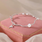 Women Fishtail Bracelet Chain Twisted Cuff Bracelet Bangle Adjustable Bracelets - 2
