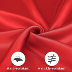 50PCS Polyester Plain Fabric Cotton Napkins For Wedding Cloth pc Table Dinner - Red