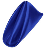 50PCS Polyester Plain Fabric Cotton Napkins For Wedding Cloth pc Table Dinner - Black - Close-Up Angle