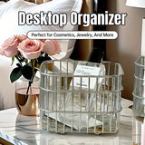 Stainless Steel Household Storage Basket Square Organizer for Kitchen and Home - Extra Image