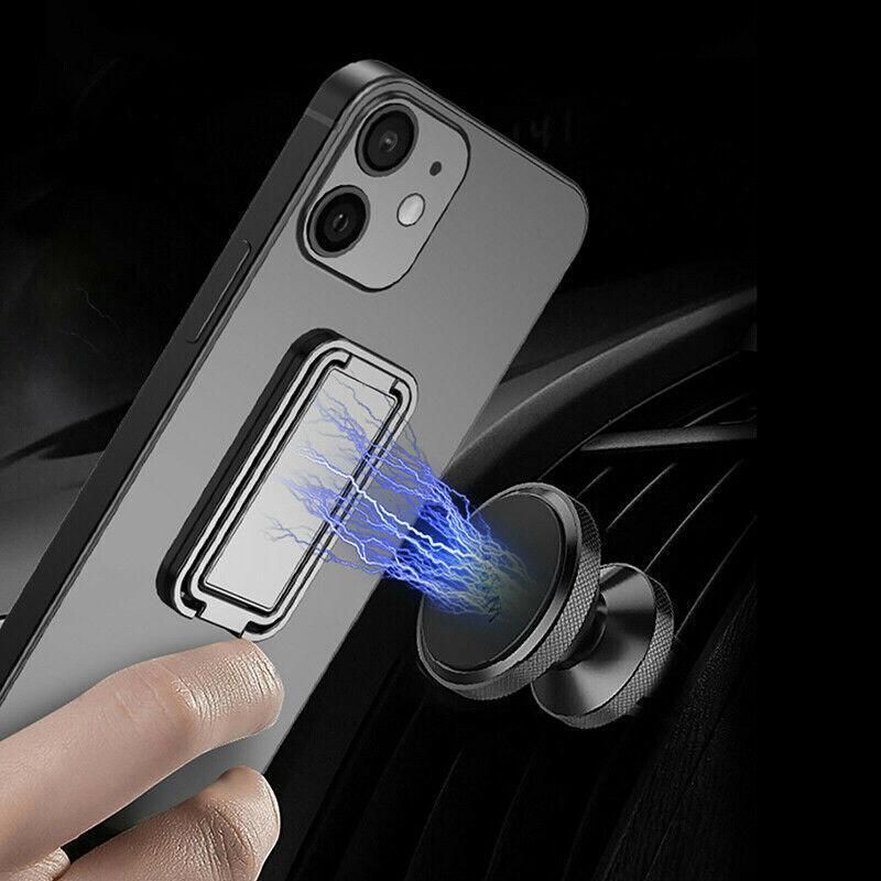 Portable Multifunctional Folding Metal Mobile Phone Holder Bracket Desktop Stand - Silver