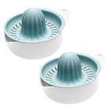 2PCS Home Use Lemon Press Manual Juicer Portable Citrus Squeezer - Front View