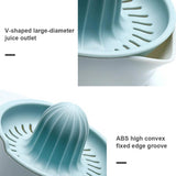 2PCS Home Use Lemon Press Manual Juicer Portable Citrus Squeezer - 45-Degree Angle