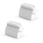Large Bathroom Toothpaste Squeezer Tube Easy Stand Dispenser Rolling Holder Seat - White
