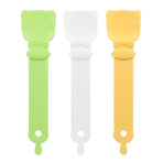 Cat Strip Scoop Squeezer Feeder Snack Spoon Easy Cat Feeding Treats - Green