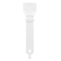 Cat Strip Scoop Squeezer Feeder Snack Spoon Easy Cat Feeding Treats - White