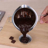 Stainless Steel Wax Melting Pot Double Boiler For Diy Wedding Scented Candle - Side View